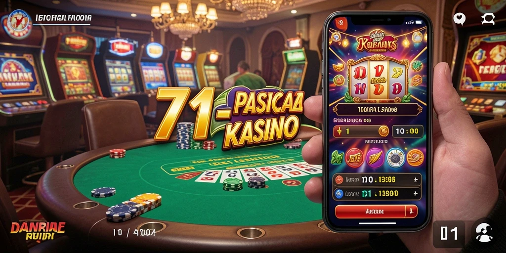 Tampilan gameplay Kasino yang menawan dan interaktif.