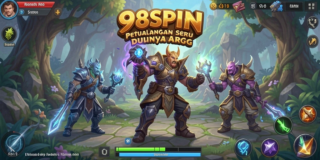 Tampilan gameplay seru dan menantang dari 98SPIN dalam dunia ARPG.