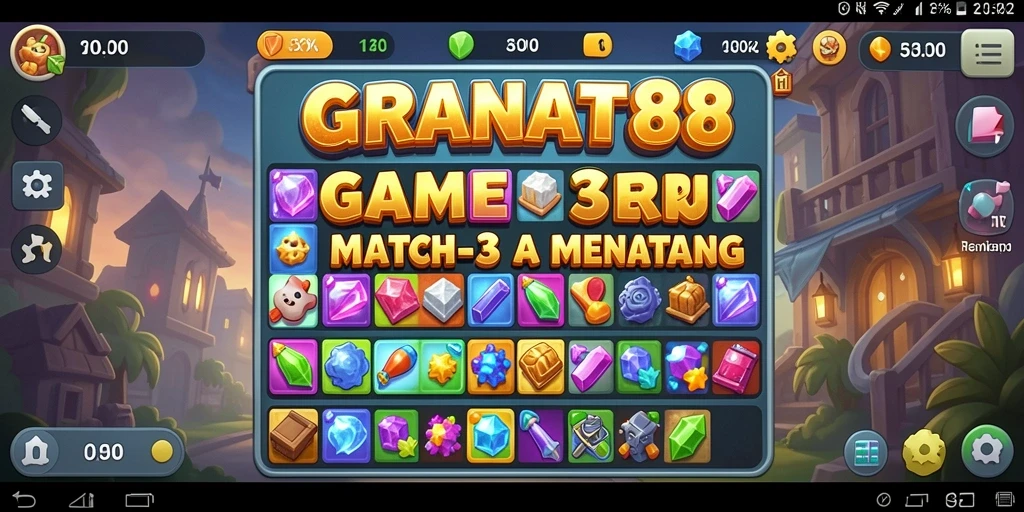 Tampilan gameplay <strong>GRANAT88</strong> yang menantang dan menarik.