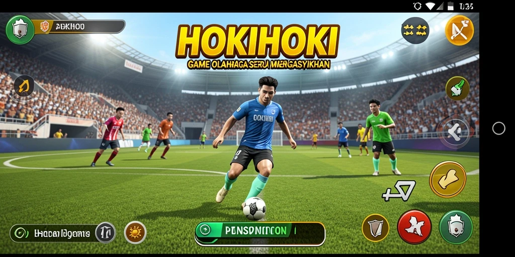 Tampilan gameplay HOKIHOKI yang menarik dan kompetitif.