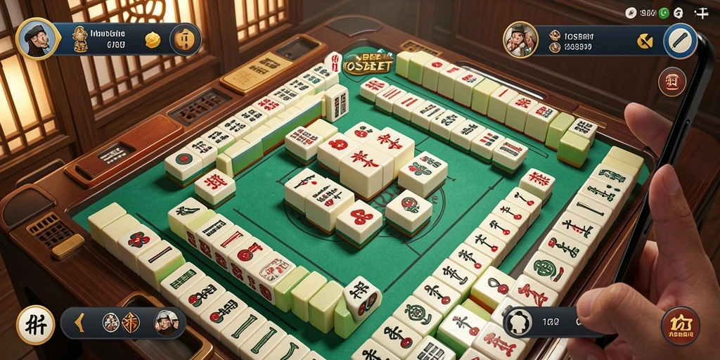 Tampilan permainan Mahjong yang menarik dan menantang di IOSBET.