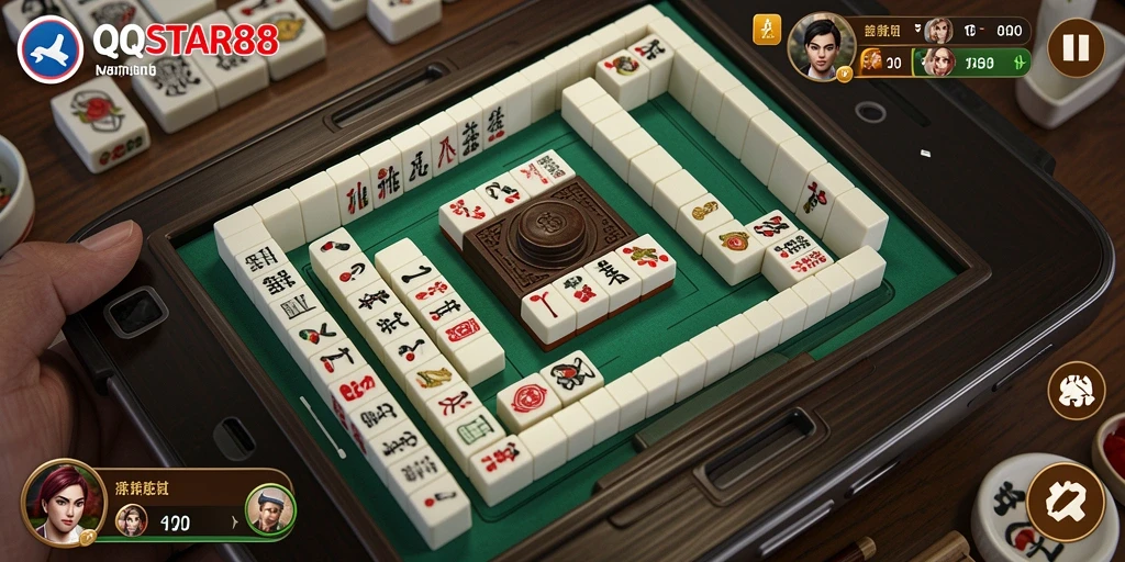 Gameplay seru dan grafis menawan dari QQSTAR88 Mahjong.