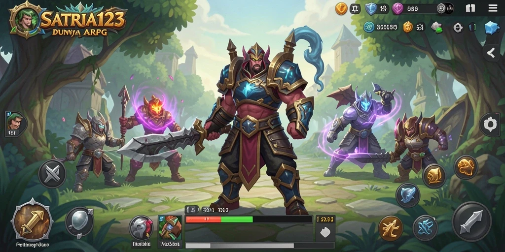 Tampilan gameplay SATRIA123 yang seru dan mendebarkan.