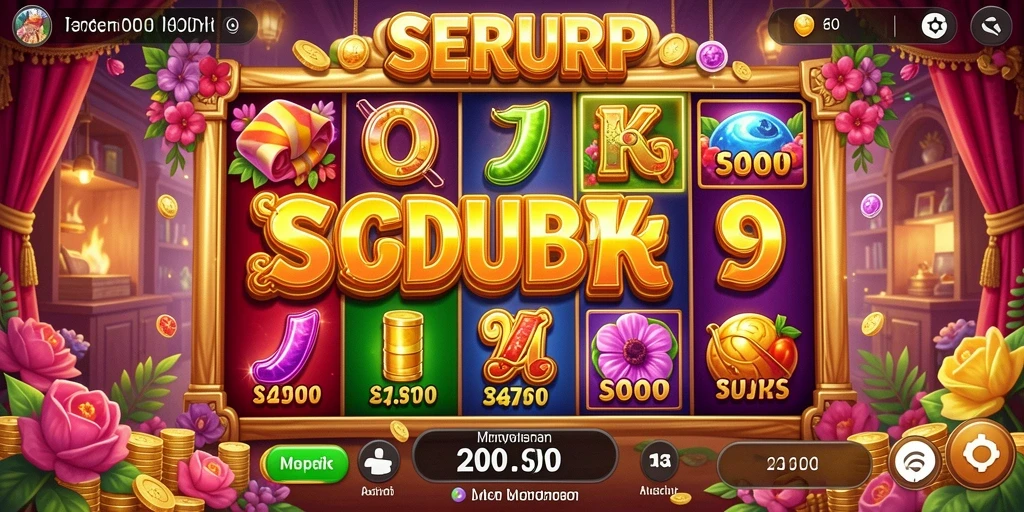 Tampilan menarik dari gameplay SERURP yang penuh warna.